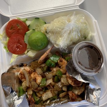 Seydi's Pupuseria & Grill - #17, salad, beans/rice & shrimp with bell peppers, onions & herbs - Salvadoran Near Me - Phoenix, Arizona Seydi's Pupuseria & Grill - #17, salad, beans/rice & shrimp with bell peppers, onions & herbs - Salvadoran Near Me - Phoenix, Arizona