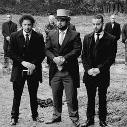 White Rose Funerals - The three brothers on a service