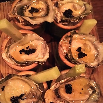 Decoy - Oysters with caviar and fresh melon - Chinese Near Me - New York, New York Decoy - Oysters with caviar and fresh melon - Chinese Near Me - New York, New York