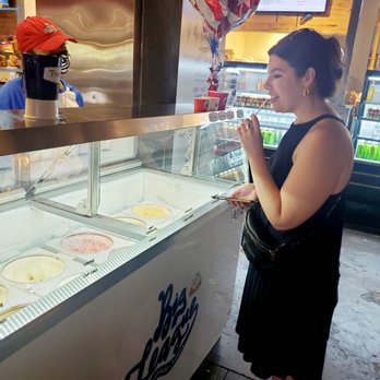 Big League Waffles & Scoops - Samples are encouraged - Ice Cream & Frozen Yogurt Near Me - Raleigh, North Carolina
