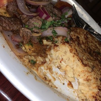 Chalan on the Beach - Tacu Tacu with Lomo Fino al Jugo - Latin American Near Me - Miami Beach, Florida Chalan on the Beach - Tacu Tacu with Lomo Fino al Jugo - Latin American Near Me - Miami Beach, Florida