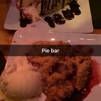 Pie Bar - Desserted island and PB chocolate. The filling in the DI pie (berries and apple) was weak. Meaning not much there. And not very tasty. - Cocktail Bars Near Me - Seattle, Washington Pie Bar - Desserted island and PB chocolate. The filling in the DI pie (berries and apple) was weak. Meaning not much there. And not very tasty. - Cocktail Bars Near Me - Seattle, Washington