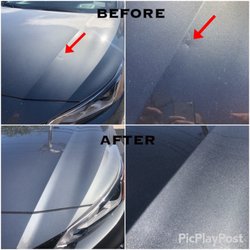 Center Island Autobody - Dent and scratch....Before and after