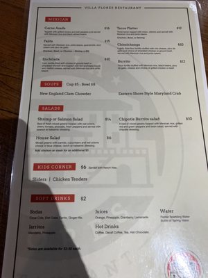 Menu photo 4 Villa Flores Restaurant Glen Burnie, MD Menu photo 4 Villa Flores Restaurant Glen Burnie, MD