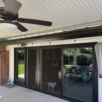 SoCal Window Pros - Two new sliders exterior black outside and white inside. - Windows Installation Near Me - Montclair, California SoCal Window Pros - Two new sliders exterior black outside and white inside. - Windows Installation Near Me - Montclair, California