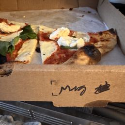 Box says this is a margherita pizza Box says this is a margherita pizza