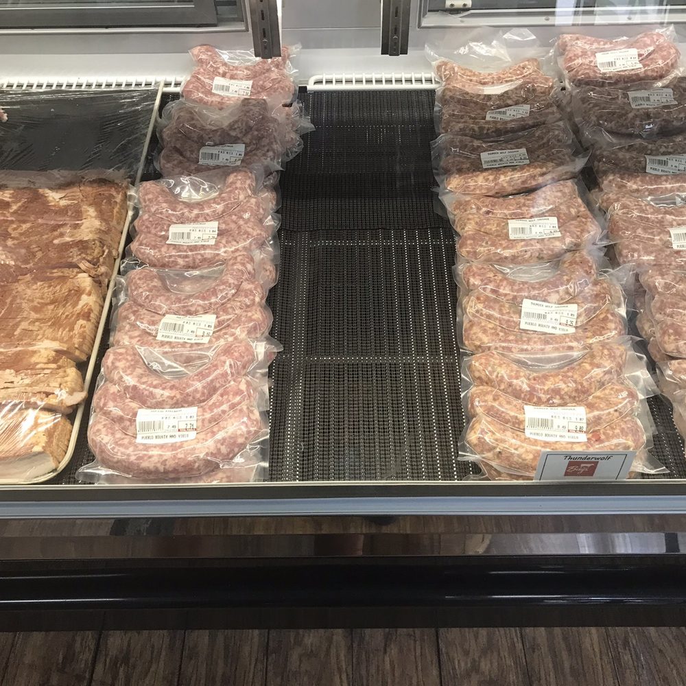 Bay's Meat Market - Fresh ground pork sausages and bacon. - Meat Shops Near Me - Pueblo, Colorado Bay's Meat Market - Fresh ground pork sausages and bacon. - Meat Shops Near Me - Pueblo, Colorado
