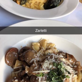 Zarletti - Pasta alla pescatore and Pasta salsiccia al Marsala - Italian Near Me - Milwaukee, Wisconsin Zarletti - Pasta alla pescatore and Pasta salsiccia al Marsala - Italian Near Me - Milwaukee, Wisconsin