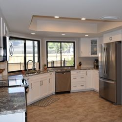 Angel’s Professional Cabinetry - After - shifted location of the fridge