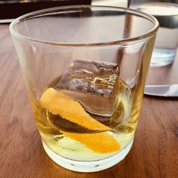 Aerlume - White negroni with perfectly clear ice! - New American Near Me - Seattle, Washington