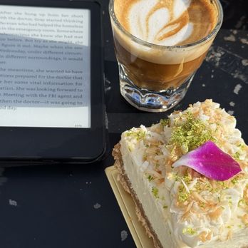 Sourdough & Moore - Perfect morning. My book, key lime bar, and a cortado - Breakfast & Brunch Near Me - San Diego, California