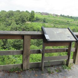 Johnstown Flood Museum - Overlook at the site of the South Fork dam.