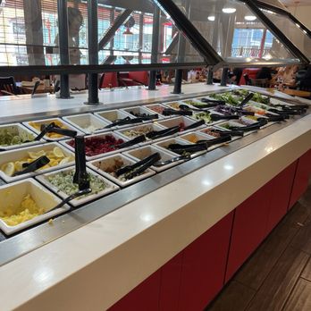 Sizzler - All the toppings for the AYCE salad bar - Seafood Near Me - Buena Park, California Sizzler - All the toppings for the AYCE salad bar - Seafood Near Me - Buena Park, California