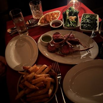 Dear John’s - Lamb chops and 4 sides were absolutely delicious! This was enough food for 4 diners for sure. - American Near Me - Culver City, California