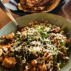 The Grand Indian Dining - Veg Punjabi sabzi and tandoori roti + Onion Paratha