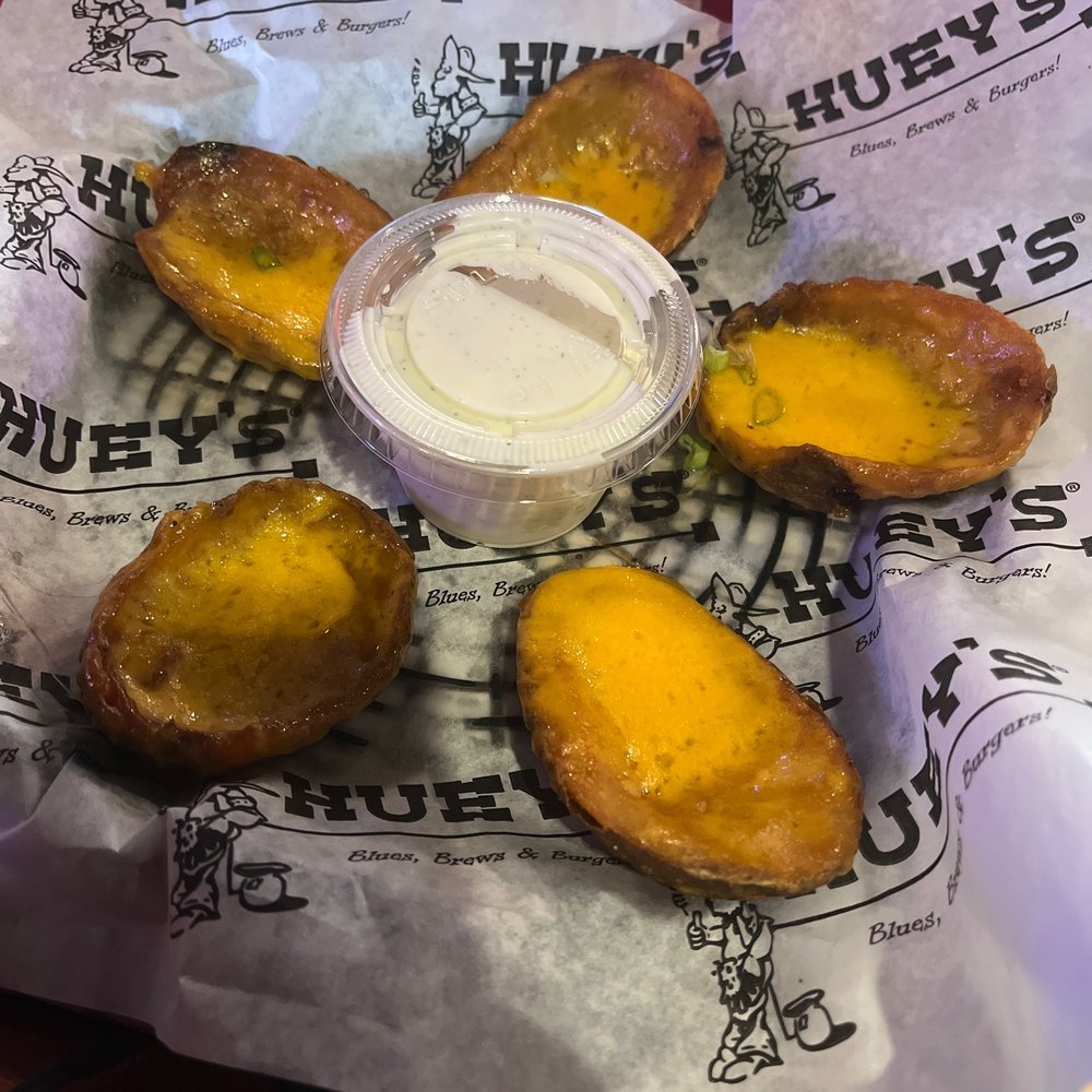 Huey's Southwind - Potato skins - Burgers Near Me - Memphis, Tennessee Huey's Southwind - Potato skins - Burgers Near Me - Memphis, Tennessee