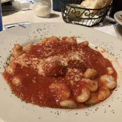 Nico Luciano's - Gnocchi with meatballs and sausage