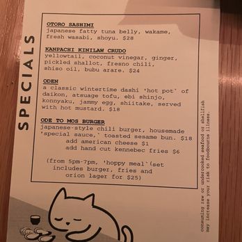 OTOTO - Specials Menu on 12/4 - Bars Near Me - Los Angeles, California OTOTO - Specials Menu on 12/4 - Bars Near Me - Los Angeles, California