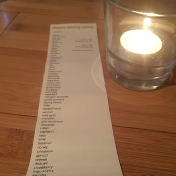 Seasons Restaurant & Bar - Tonight's ingredients - Bars Near Me - Edinburgh, EDH