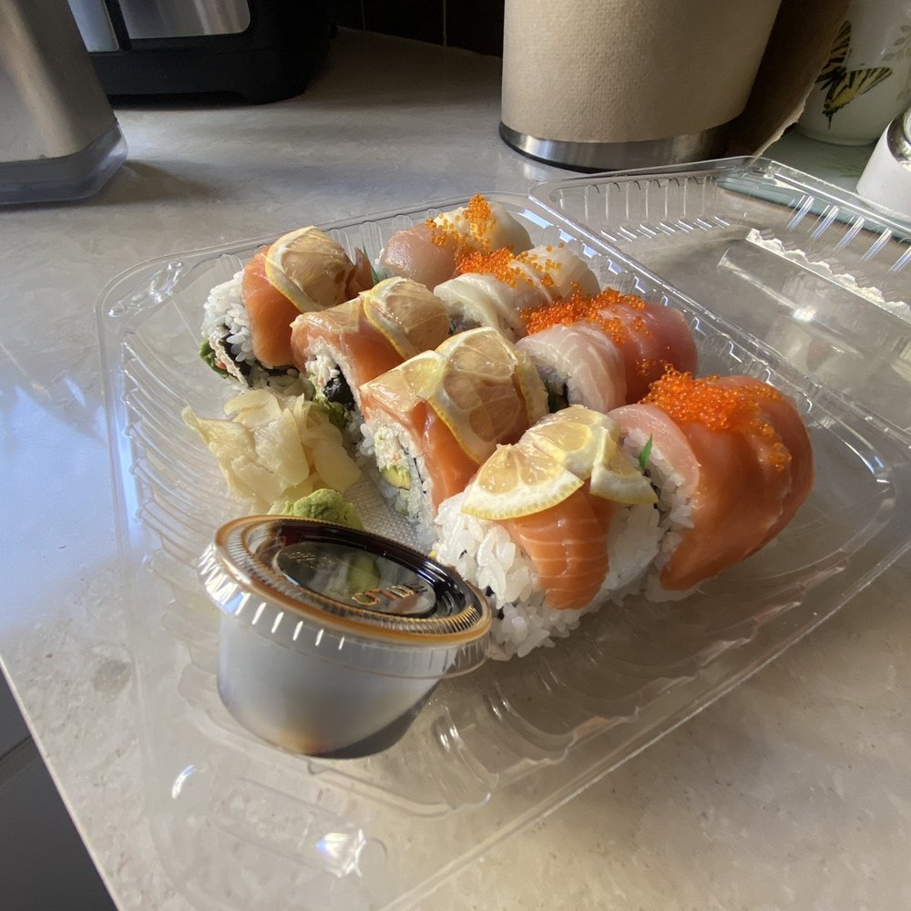 Joy Sushi - Sun Shine Roll & Rainbow Roll - Japanese Near Me - San Leandro, California Joy Sushi - Sun Shine Roll & Rainbow Roll - Japanese Near Me - San Leandro, California