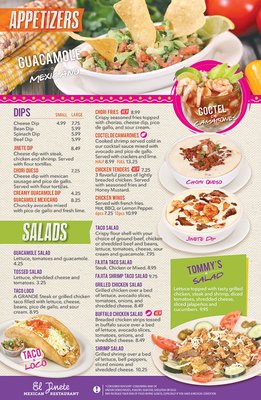 Menu photo 8 El Jinete Mexican Restaurant Clarkesville, GA