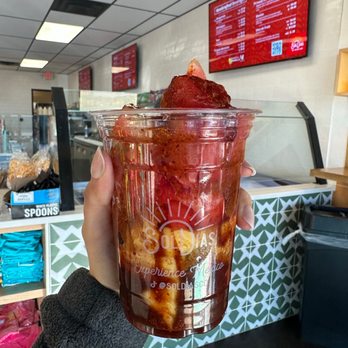 Sol Dias - Fruit cup with mango watermelon tajin chamoy lemon - Ice Cream & Frozen Yogurt Near Me - Irving, Texas