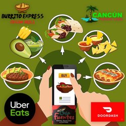 Cancun - You always can order by app for delivery service