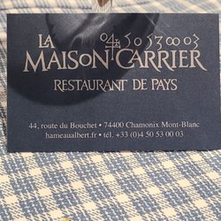 La Maison Carrier - The card