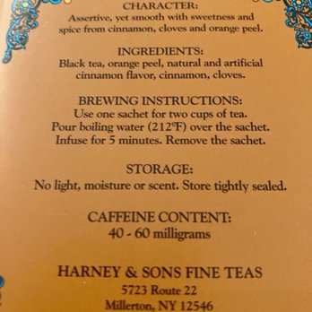 Harney & Sons - Posted with review. 09/23/24 - Coffee & Tea Near Me - Millerton, New York