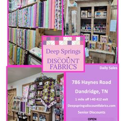 Deep Springs Discount Fabrics