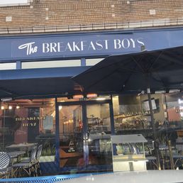 Exterior outside entrance of The Breakfast Boys - Storefront with outdoor seating - College Park, Georgia Exterior outside entrance of The Breakfast Boys - Storefront with outdoor seating - College Park, Georgia