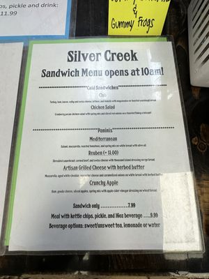 Menu photo 4 Silver Creek Hondo, TX