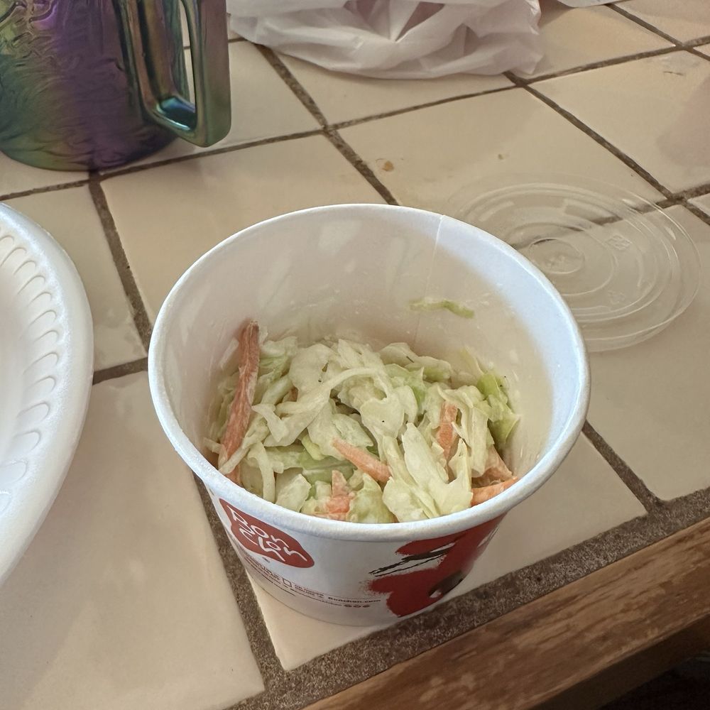 Half full cole slaw