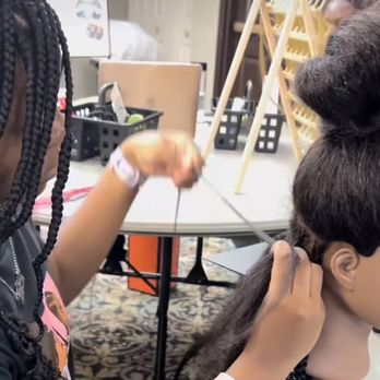 Youth Braiding Academy - Youth learning the art of braiding! - Cosmetology Schools Near Me - Jonesboro , Georgia Youth Braiding Academy - Youth learning the art of braiding! - Cosmetology Schools Near Me - Jonesboro , Georgia