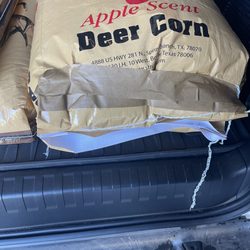Strutty's Feed and Pet Supply - The taped up bag that the employees loaded into my car.