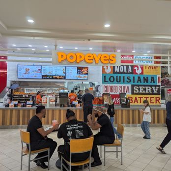 Popeyes Louisiana Kitchen - Popeyes booth with the menu board - Fast Food Near Me - Ocala, Florida Popeyes Louisiana Kitchen - Popeyes booth with the menu board - Fast Food Near Me - Ocala, Florida