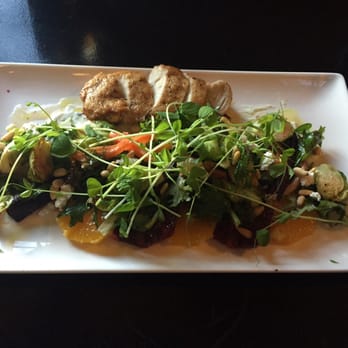 BNA Brewing - Roasted carrot salad - TINY for the price, but delicious! - Brewpubs Near Me - Kelowna, British Columbia
