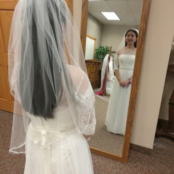 David's Bridal - White wedding dress. - Bridal Near Me - Austin, Texas