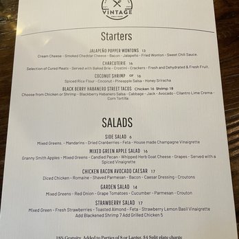 Vintage Public House - Menu - New American Near Me - Redding, California Vintage Public House - Menu - New American Near Me - Redding, California