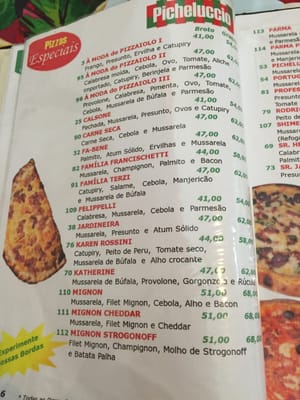 Menu photo 3 Picheluccio São Paulo, SP Menu photo 3 Picheluccio São Paulo, SP