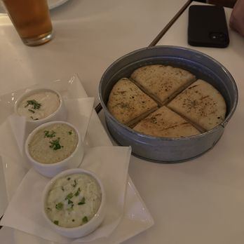 The Greek - Dip taster with pita - Greek Near Me - Vancouver, British Columbia The Greek - Dip taster with pita - Greek Near Me - Vancouver, British Columbia