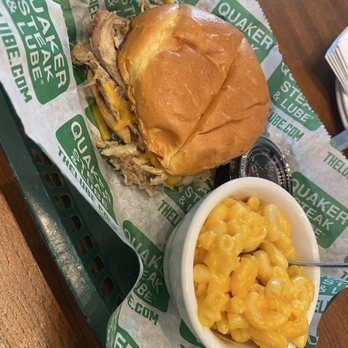 Quaker Steak & Lube - Pulled Pork Sandwich and Mac Chz - Chicken Wings Near Me - Sevierville, Tennessee Quaker Steak & Lube - Pulled Pork Sandwich and Mac Chz - Chicken Wings Near Me - Sevierville, Tennessee