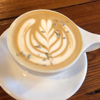 PERC Coffee - Coconut Lavender Latte, hot - Coffee & Tea Near Me - Savannah, Georgia