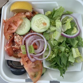 Flo's Luncheonette - Hot Lobster Roll - American Near Me - Blue Point, New York Flo's Luncheonette - Hot Lobster Roll - American Near Me - Blue Point, New York