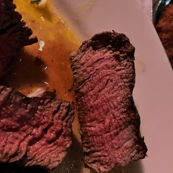 Beef 'N Bottle - Medium Rare Filet was a tad over - Steakhouses Near Me - Charlotte, North Carolina