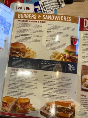 Menu photo 4 Huddle House Jefferson, TX