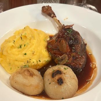 Chaplin - Confit duck thigh - Seafood Near Me - Shelton, Connecticut Chaplin - Confit duck thigh - Seafood Near Me - Shelton, Connecticut