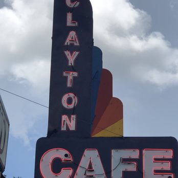Clayton Cafe - Exterior sign - Southern Near Me - Clayton, Georgia Clayton Cafe - Exterior sign - Southern Near Me - Clayton, Georgia