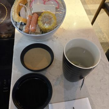 Shabu Haru - Veggie, sauces, tea - Hot Pot Near Me - Rowland Heights, California