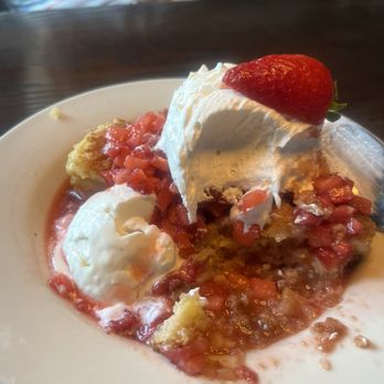 Connors Steak & Seafood - Strawberry shortcake and proof there is God! - Steakhouses Near Me - Alpharetta, Georgia Connors Steak & Seafood - Strawberry shortcake and proof there is God! - Steakhouses Near Me - Alpharetta, Georgia